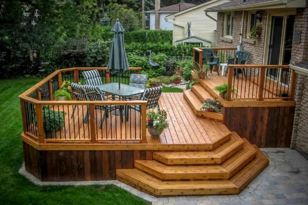 Backyard Deck Design in Nampa