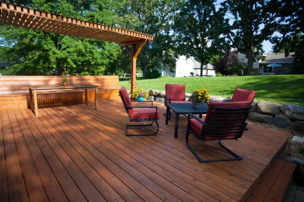 Cedar and Redwood Deck