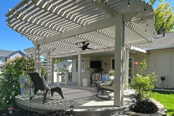 Pergola Over Deck - Good Vibes Construction