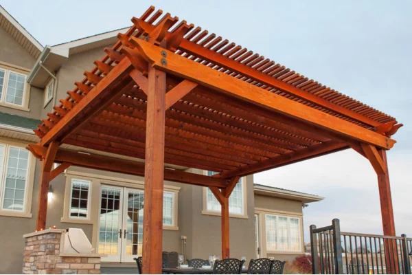 Redwood Pergola - Good Vibes Construction