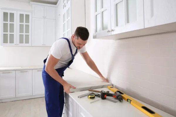 Countertop installation - Good Vibes Construction