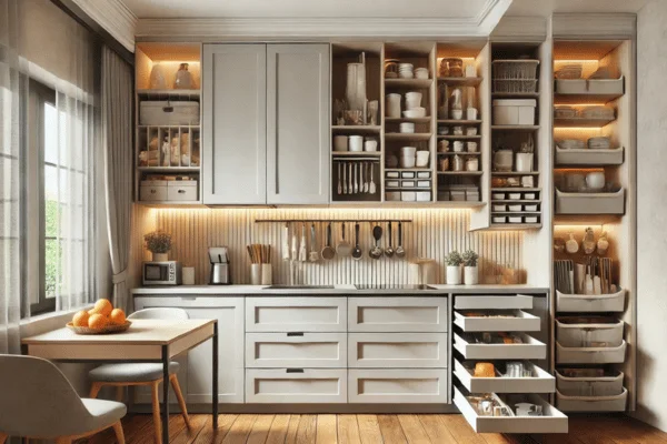 Kitchen Cabinets waste storage space
