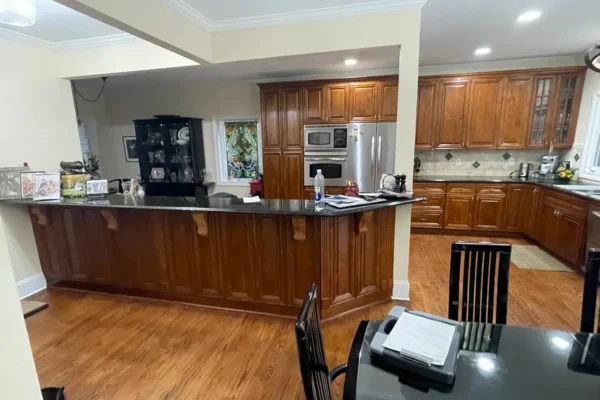 Kitchen layout reconfiguration - Good Vibes Construction