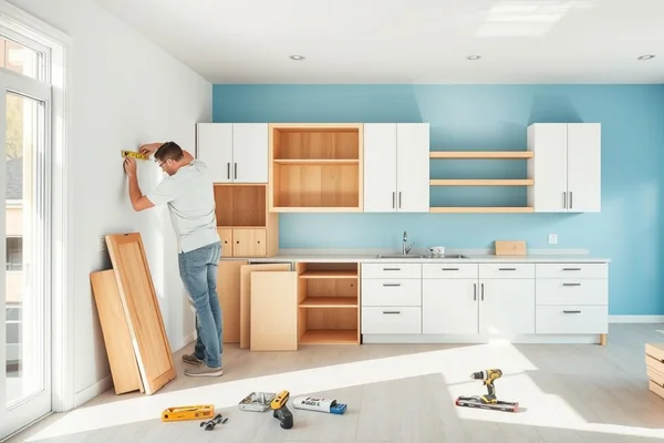 Kitchen Cabinet Installation - Good Vibes Construction